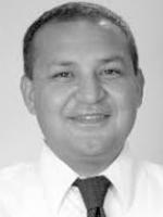 black and white photo of Dr. Scott Roberts