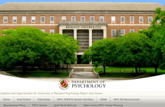 Picture of Psychology Building at the University of Maryland